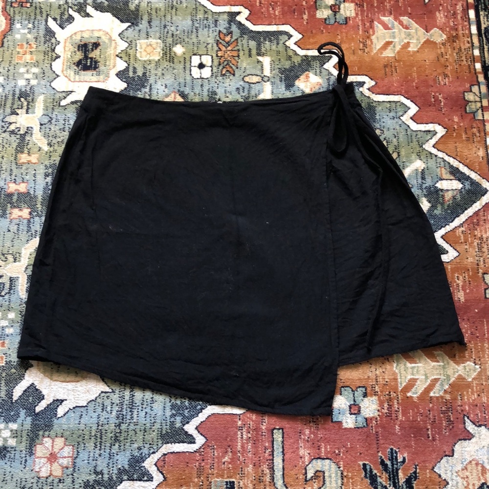 Shein Wrap Mini Skirt (Size XL)